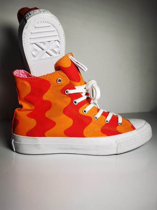 Converse Marimeko Bota Naranja / Rojo No 25