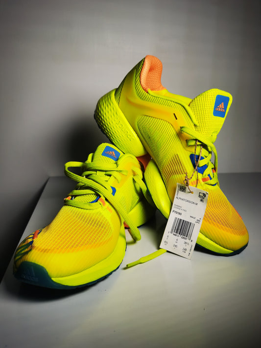 Adidas Alphatorsion Verde / Azul / Naranja No 24.5