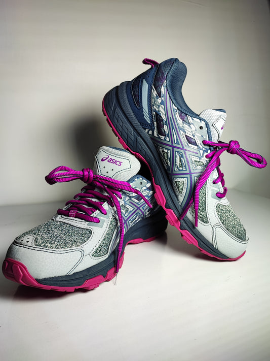 Asics Gel Venture-6 Gris / Rosa No 25