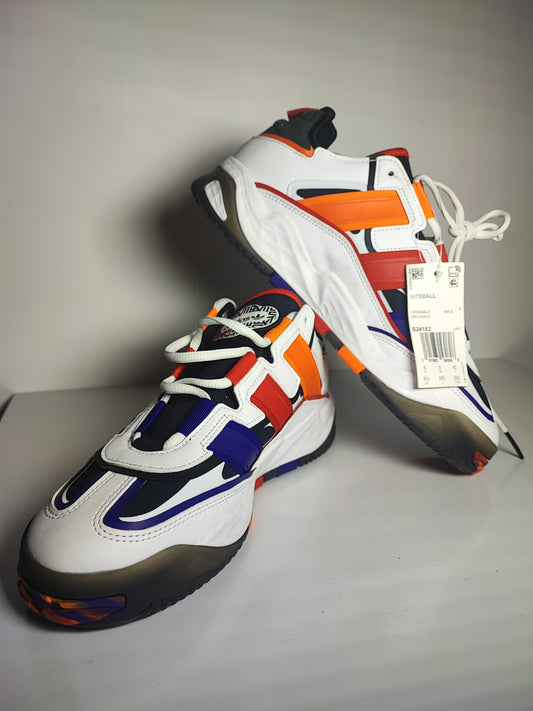 Adidas Niteball Blanco Naranja / Rojo/ Azul No 26.5