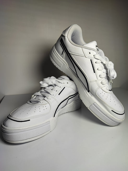 Puma Casual Bordado Blanco / Rojo No 27