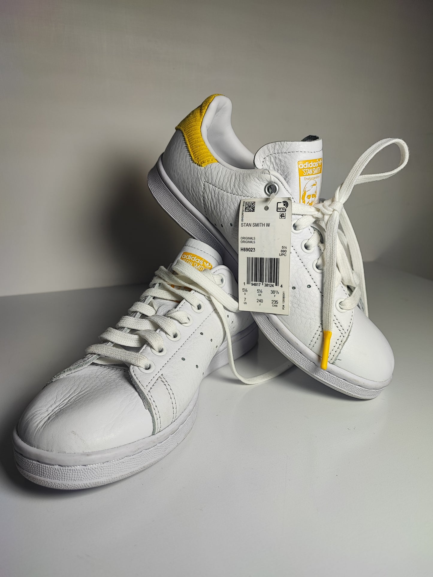 Adidas Stan Smith Blanco / Amarillo No 24