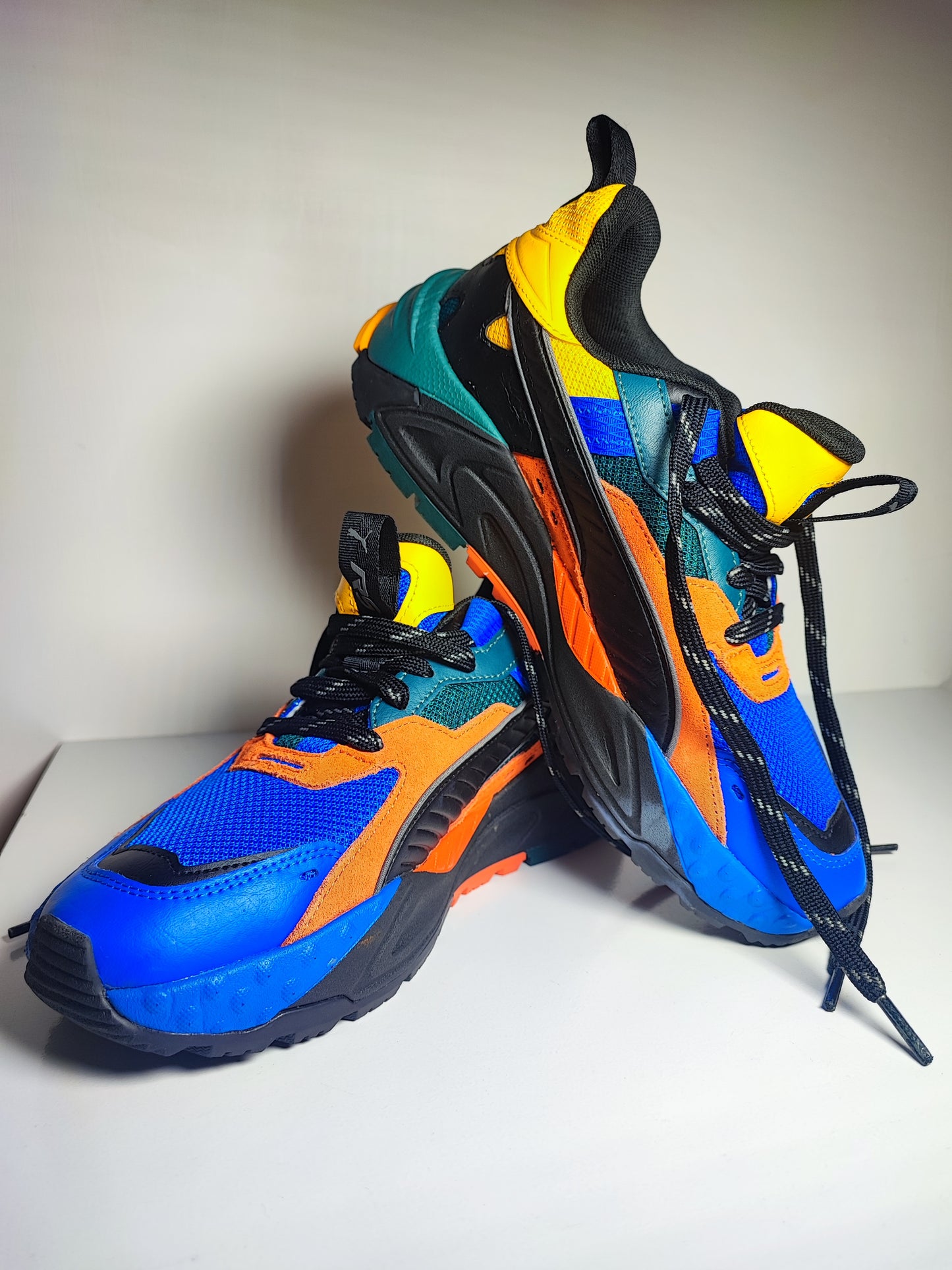 Puma Rs Casual Negro / Amarillo / Azul No 26.5