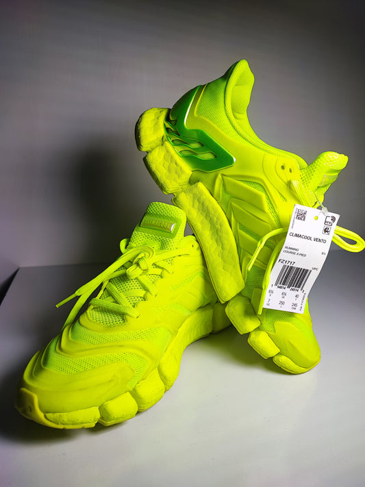 Adidas Climacool Vento Runnig Verde Fosforescente No 25