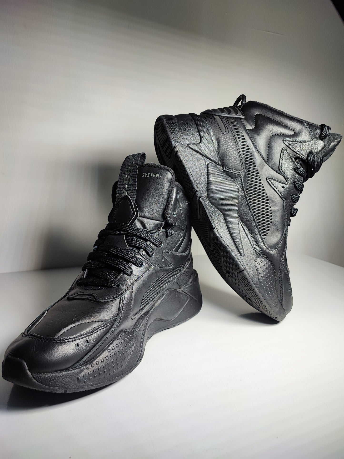 Puma Rs -x System Bota Alta Negro No 24.5