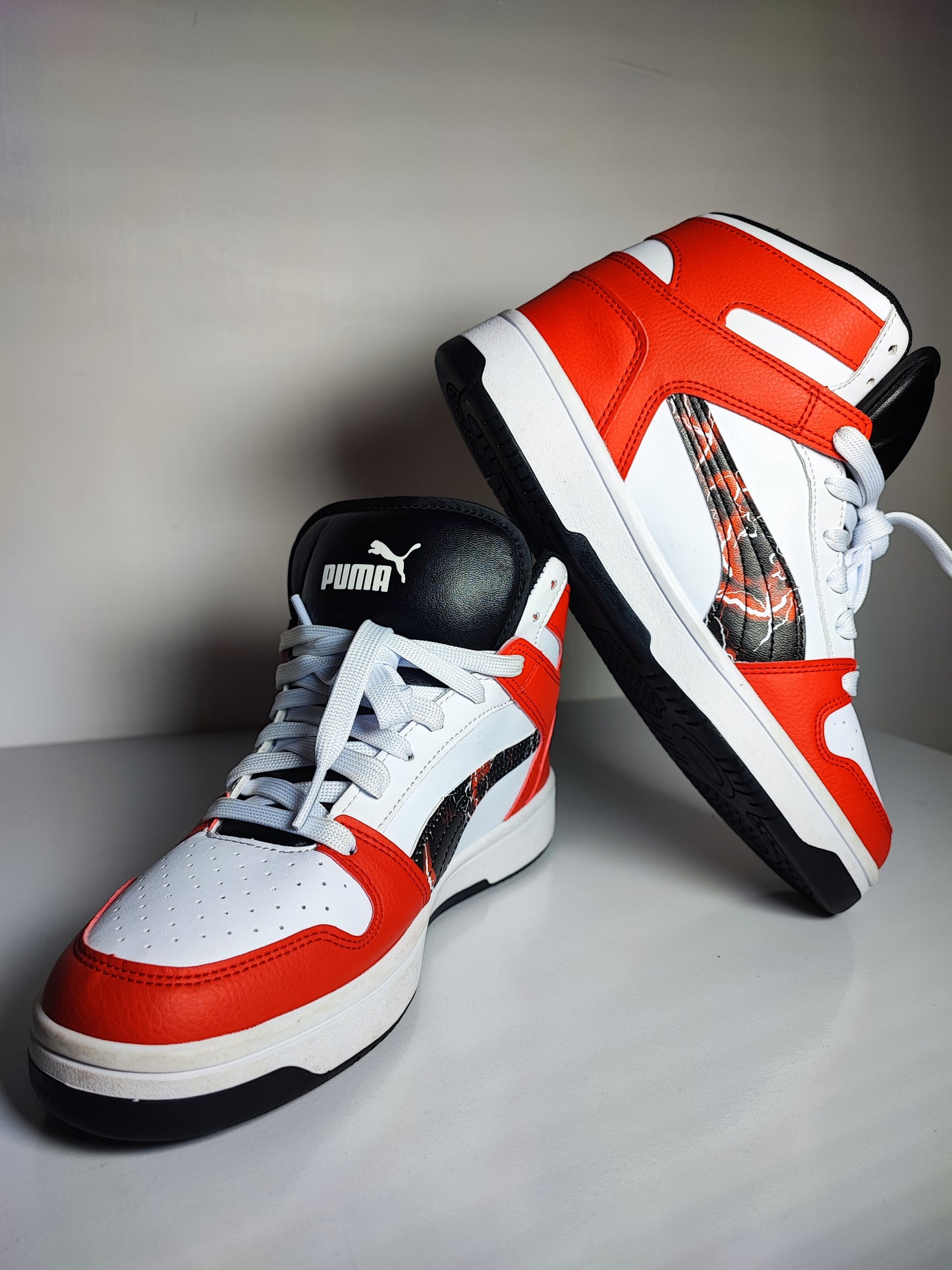 Puma Bota Casual Rojo / Negro / Blanco No 25