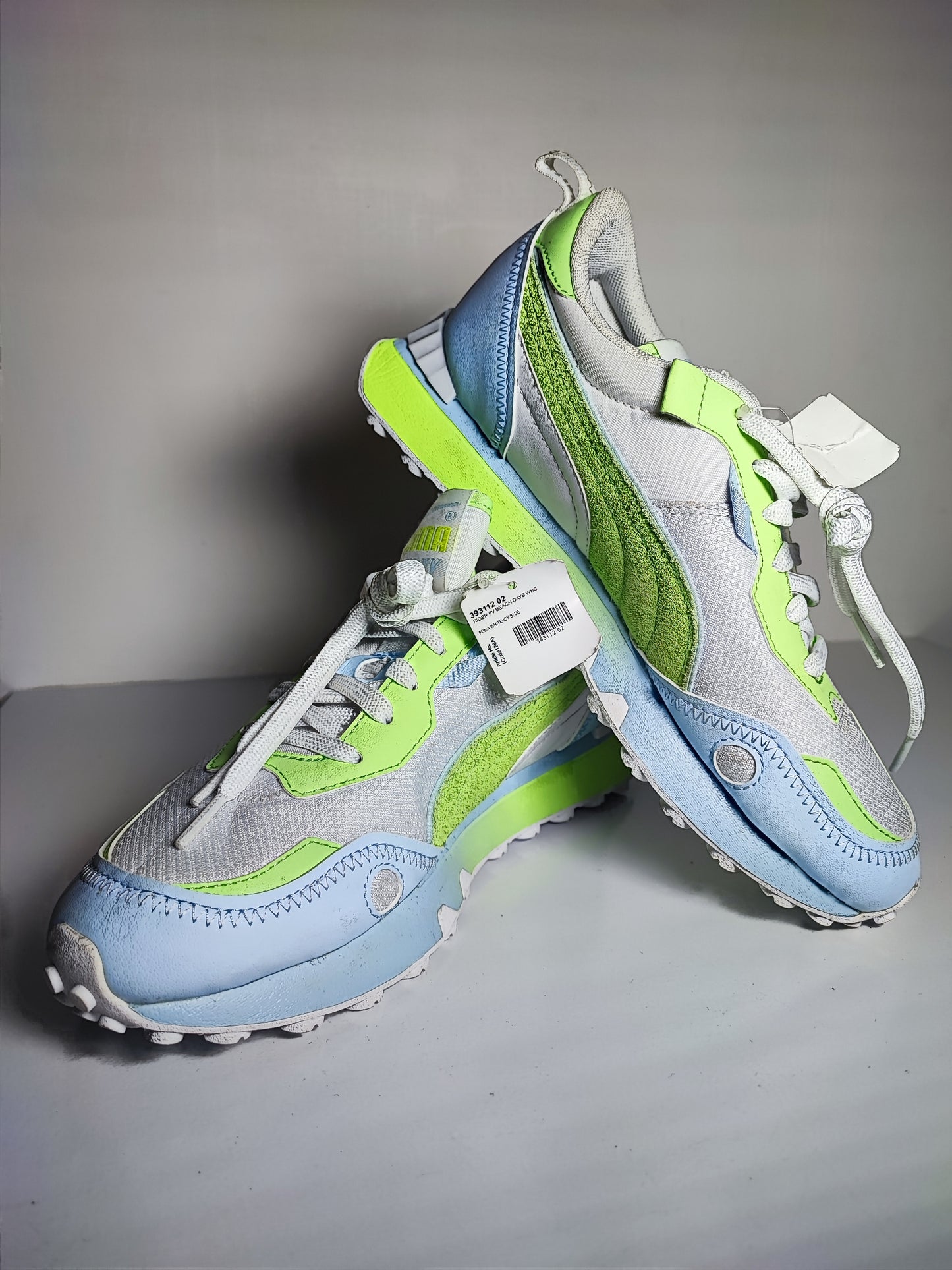 Puma Rider Fv Beach Days Running Azul Claro / Verde / Blanco No 23.5