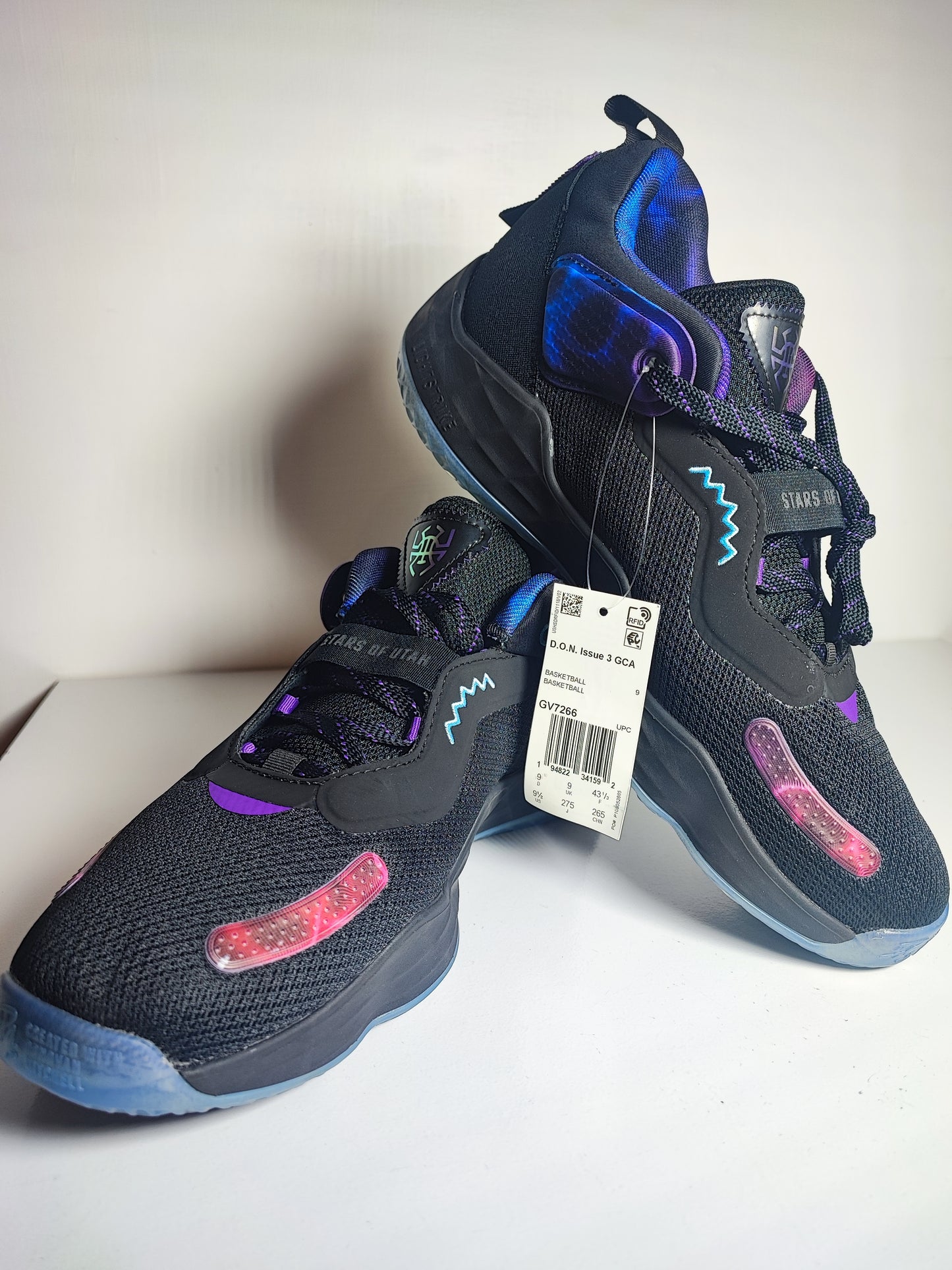 Adidas Basketball DON Issue 3 Negro / Galaxia No 27.5