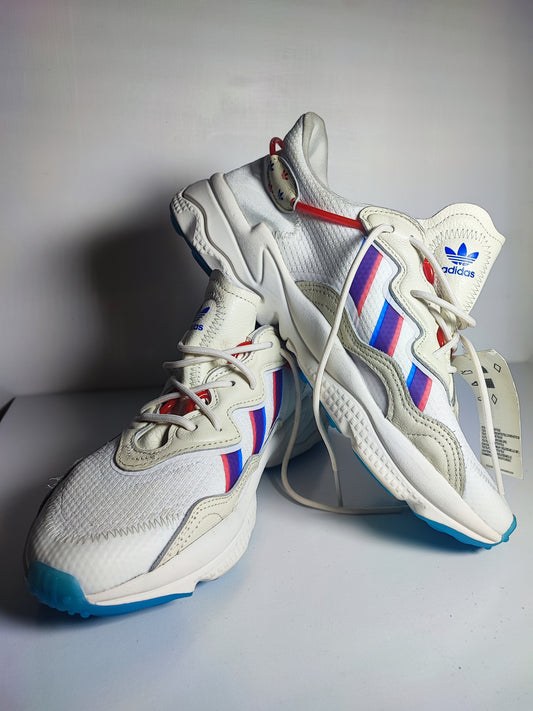 Adidas Ozweego Piel Blanco Azul / Rojo No 27