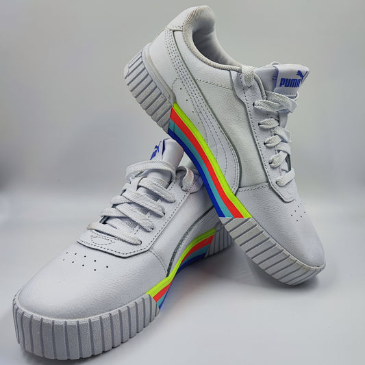 Puma Casual Blanco / Colores Rainbow No 24