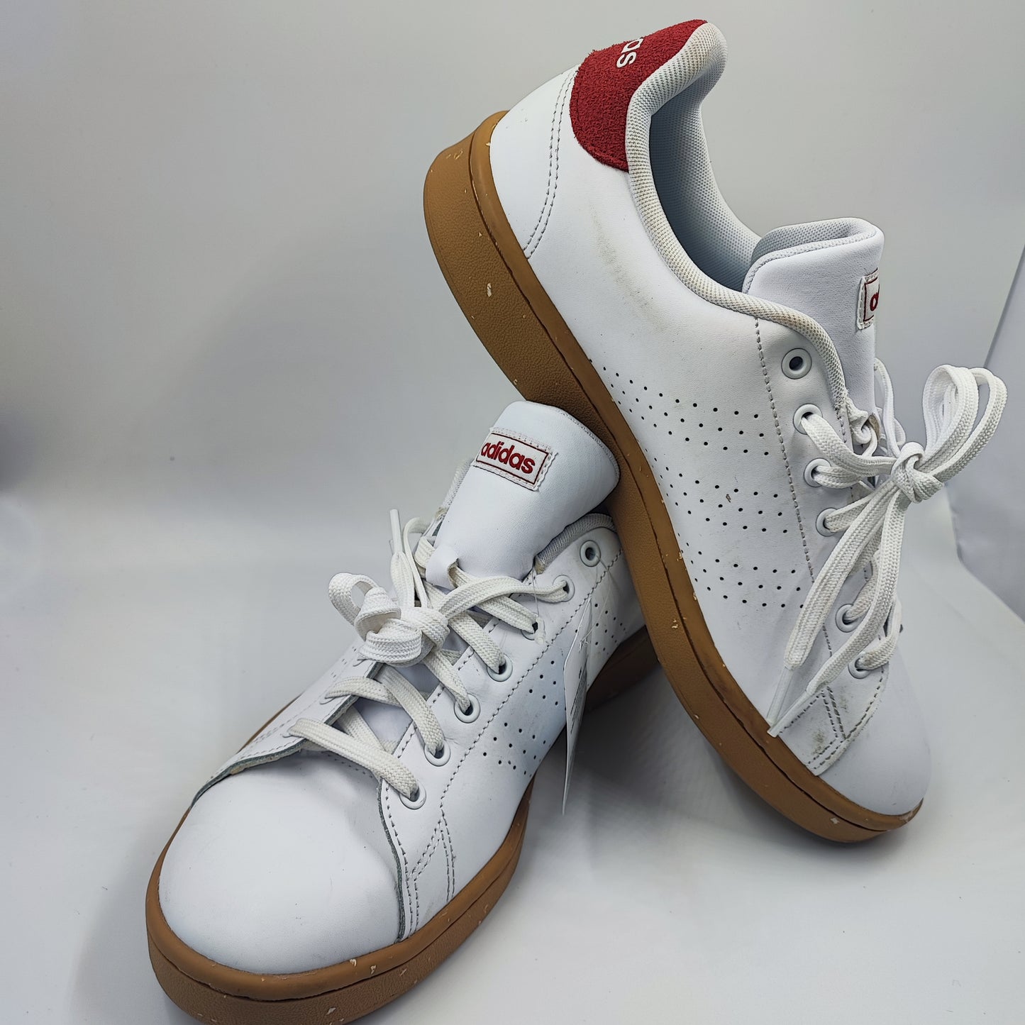 Adidas Casual Suela Liga Blanco / Suede Rojo No 28