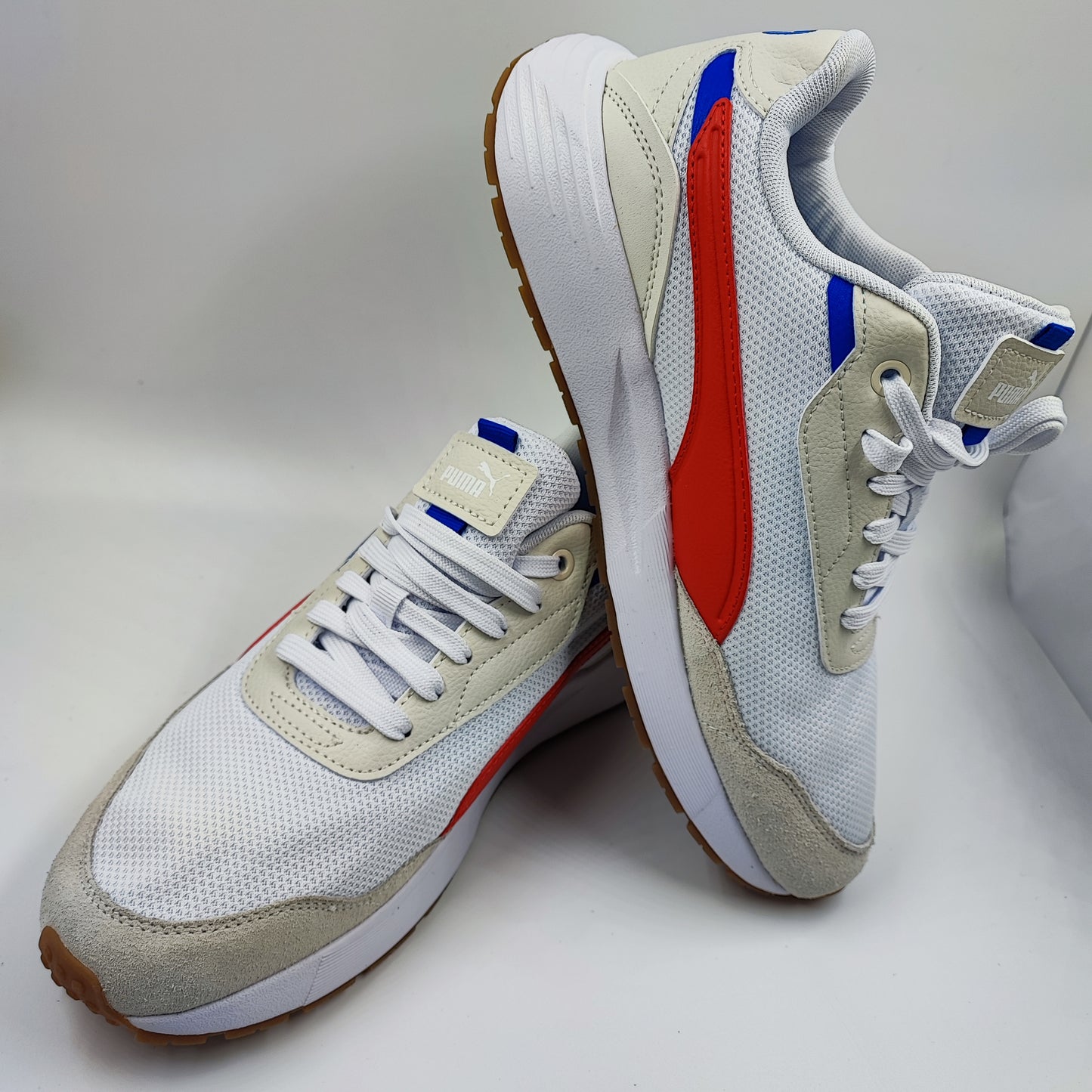Puma Running Casual Blanco / Azul / Rojo No 25