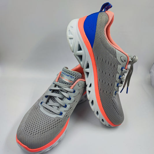 Skechers Training Running Glide Step Gris / Rosa No 23