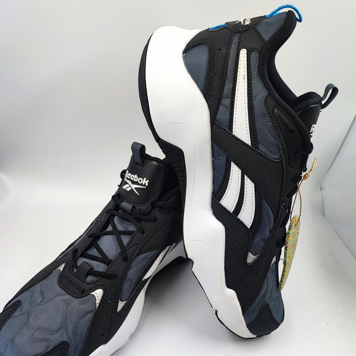 Reebok Casual Sport Gris / Negro / Azul No 29