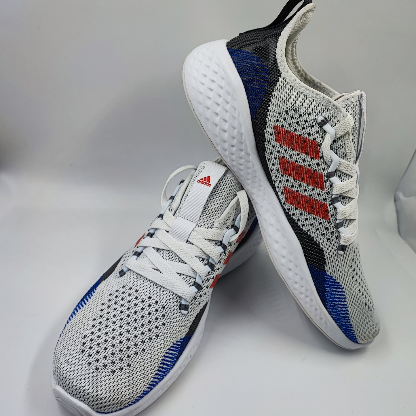 Adidas Comfort Casual Sport Gris / Blanco / Azul No 27