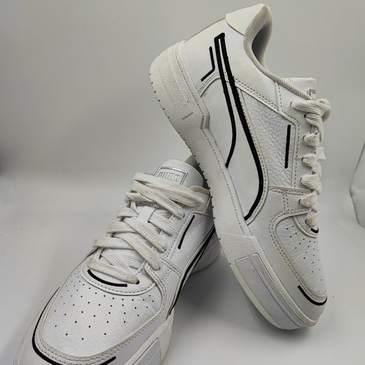 Puma Casual Piel Blanco / Rojo No 26.5