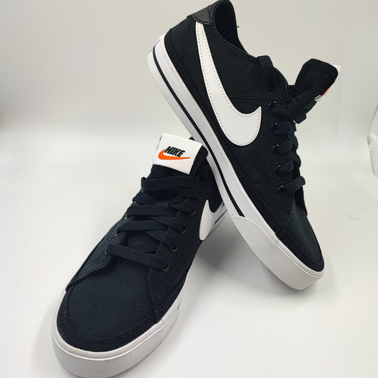Nike Court Low Tela Negro No 24