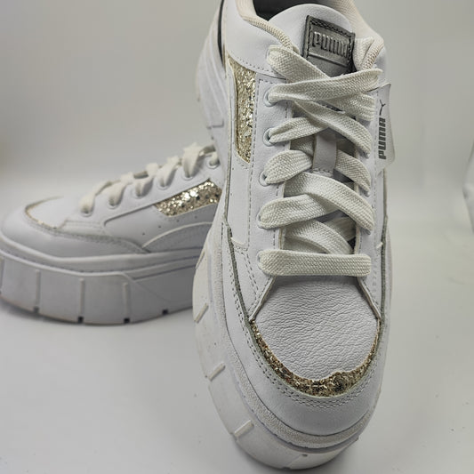 Puma Mayze Plataforma Casual Blanco / Glow No 24.5