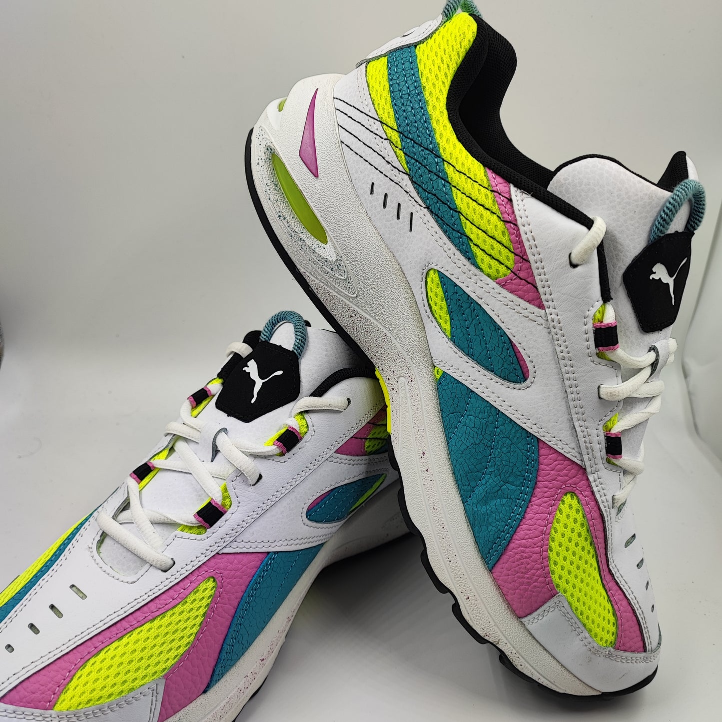 Puma Cell Casual / Training Blanco / Neon No 28.5