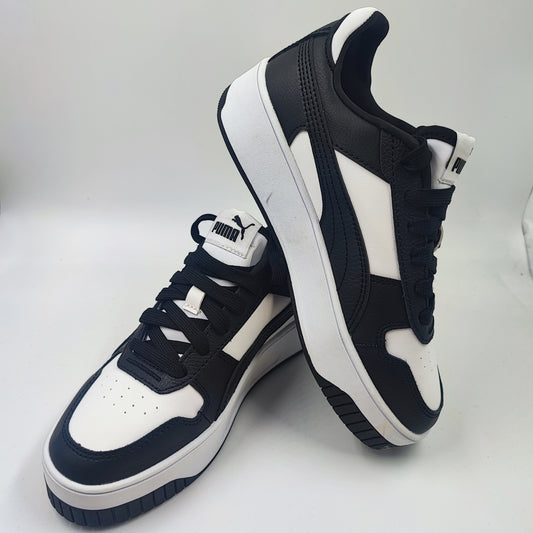 Puma Media Plataforma Casual Negro Blanco No 22