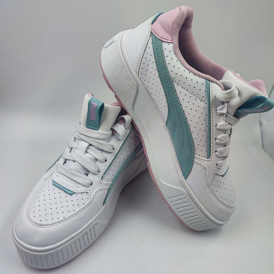 Puma Mayze Casual Blanco / Rosa / Verde Pastel No 23