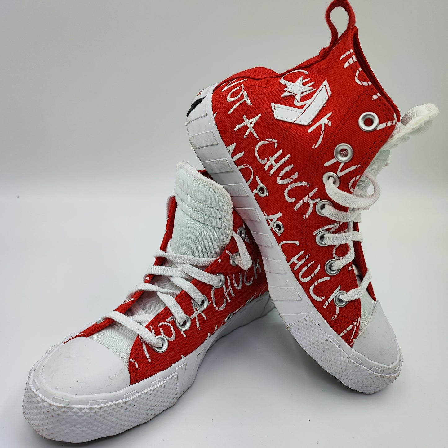 Converse Not A Chuck Bota Rojo / Blanco No 22