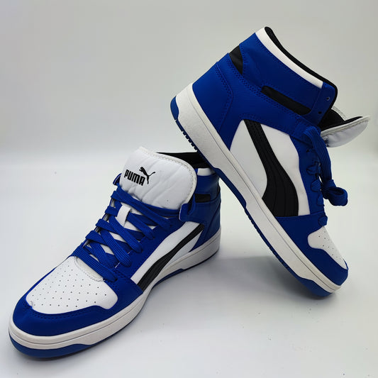 Puma Bota Casual Blanco / Negro / Azul No 26.5