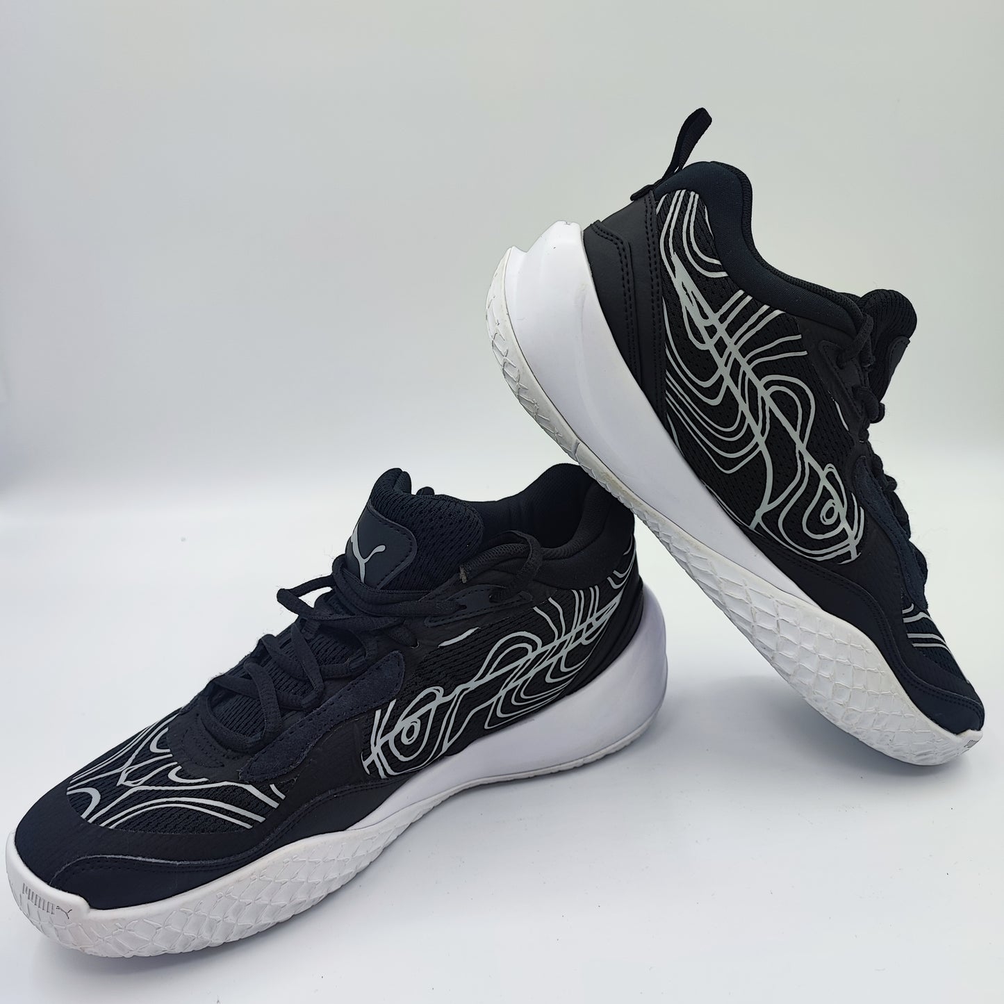 Puma Basketball Negro / Lineas Gris No 27