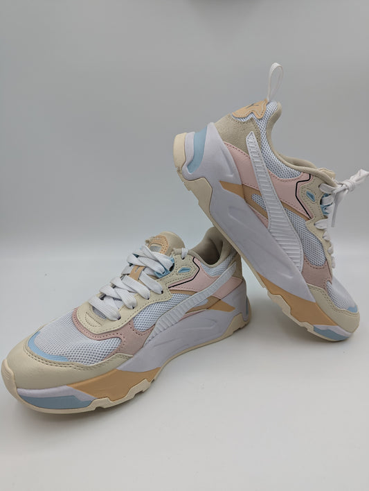 Puma Es Running / Casual Beige / Rosa Pastel / Azul Claro No 24