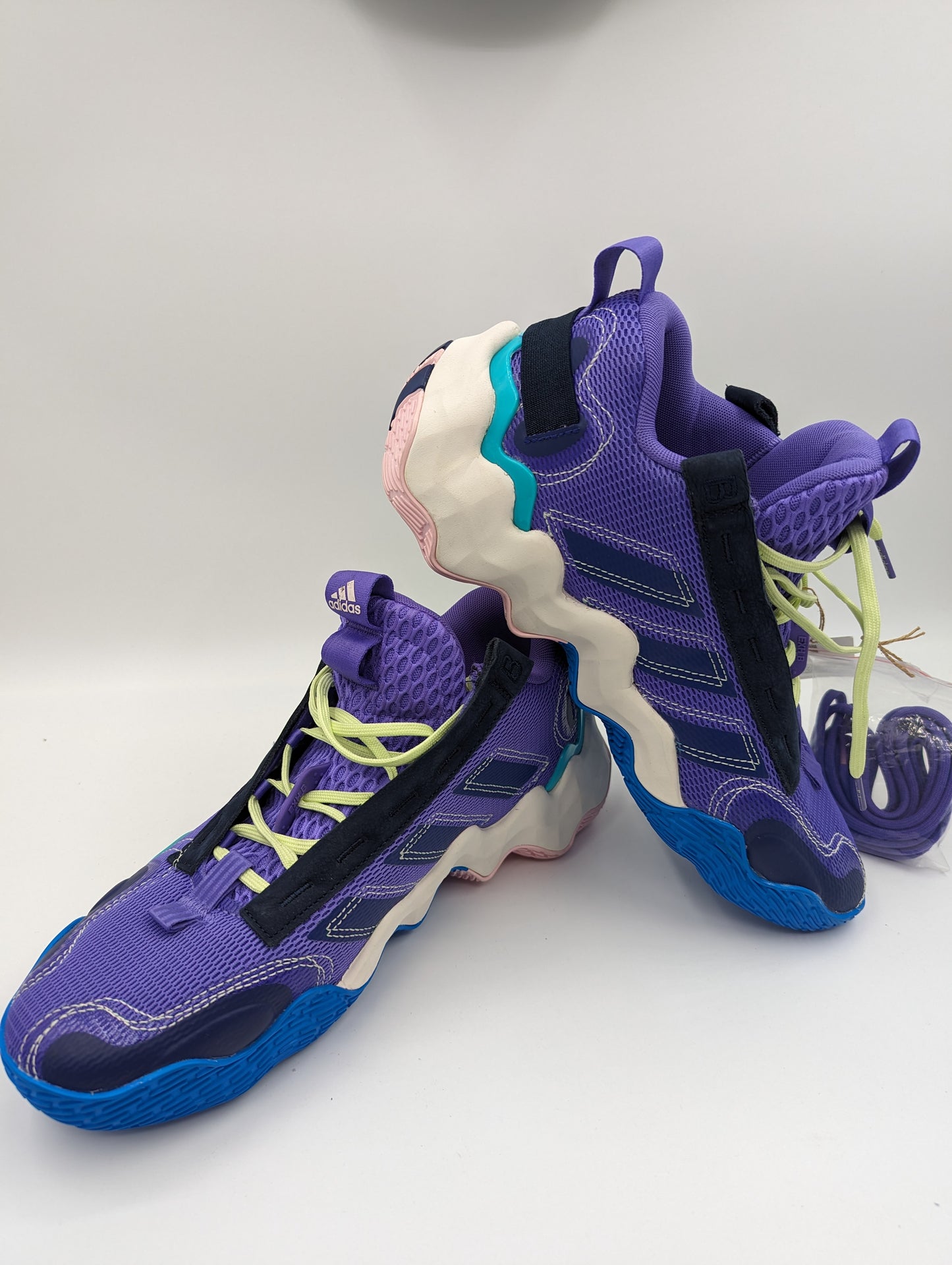 Adidas Exhibit Lightstrike Basketball Mordado / Azul No 28