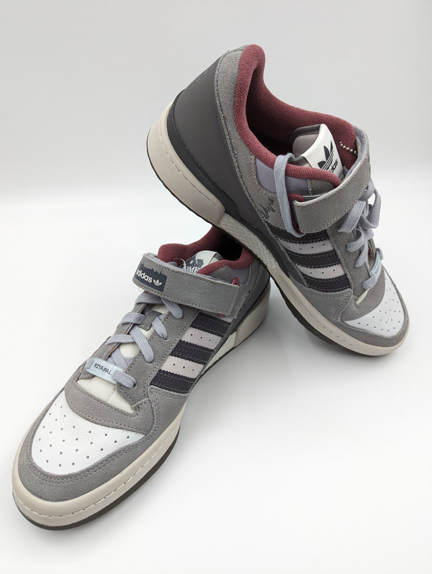 Adidas Forum Low Casual Home Alone 2 Gris / Vino / Beige No 28.5