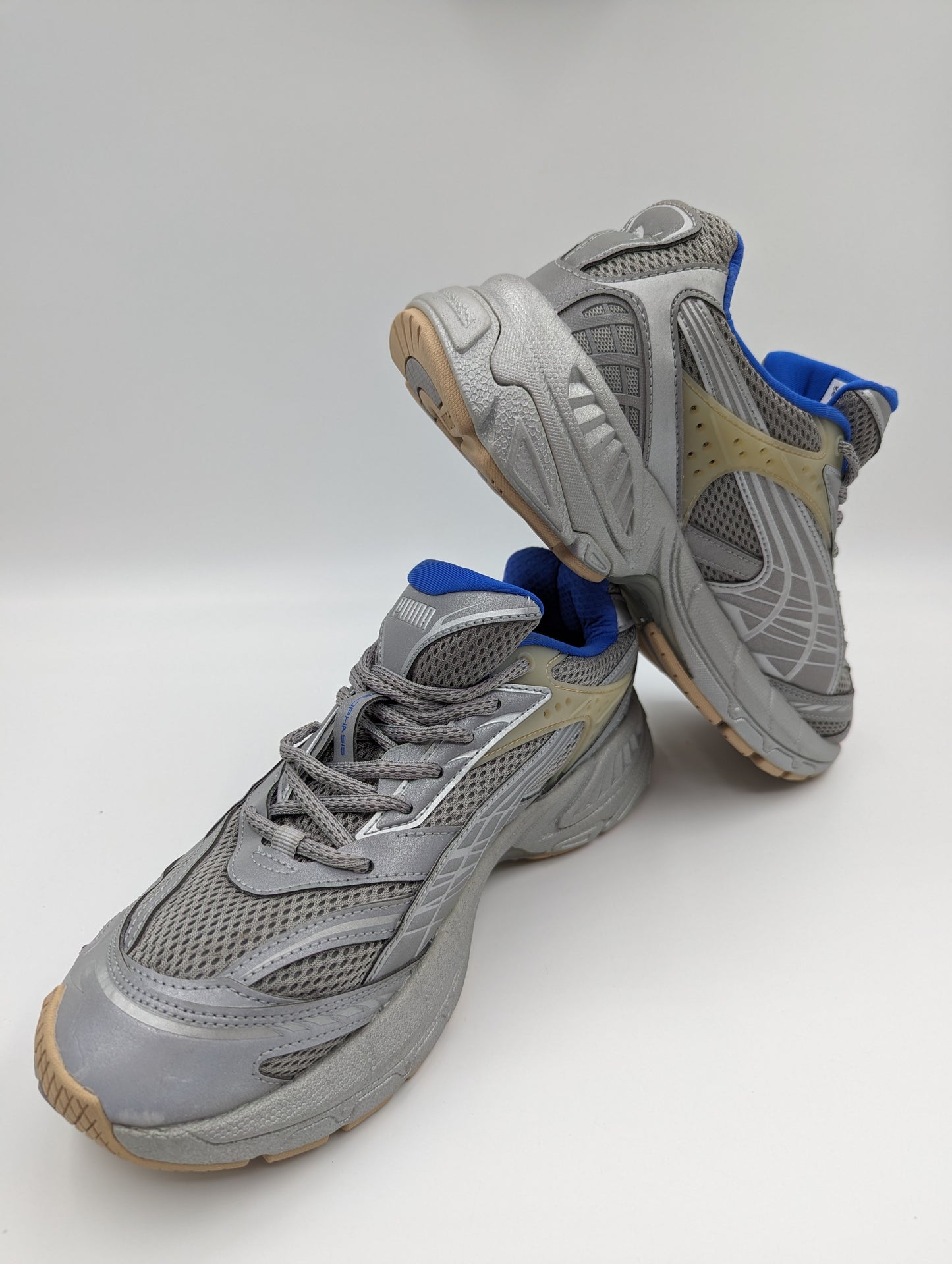 Puma Velophasis Running Casual Retro Gris Plata No 27