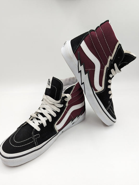 Vans Bota Casual Rayo Negro / Vino No 26