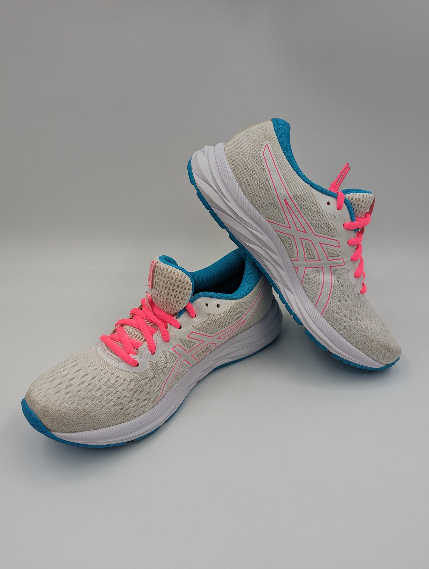 Asics Gel Excite - 7 Running Blanco / Rosa / Azul / Verde No 25.5
