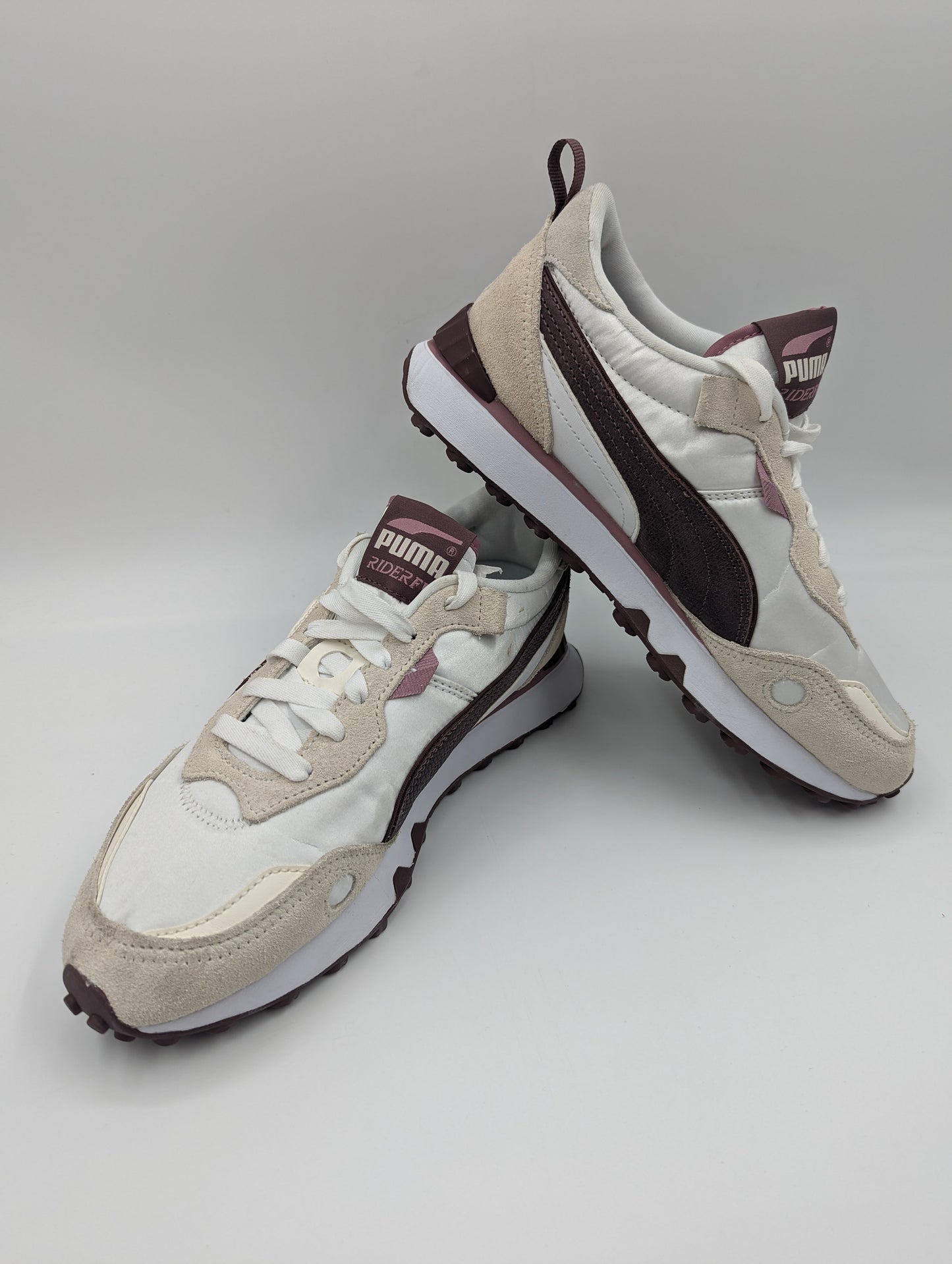 Puma Rider Casual Running Blanco / Beige / Vino No 24.5