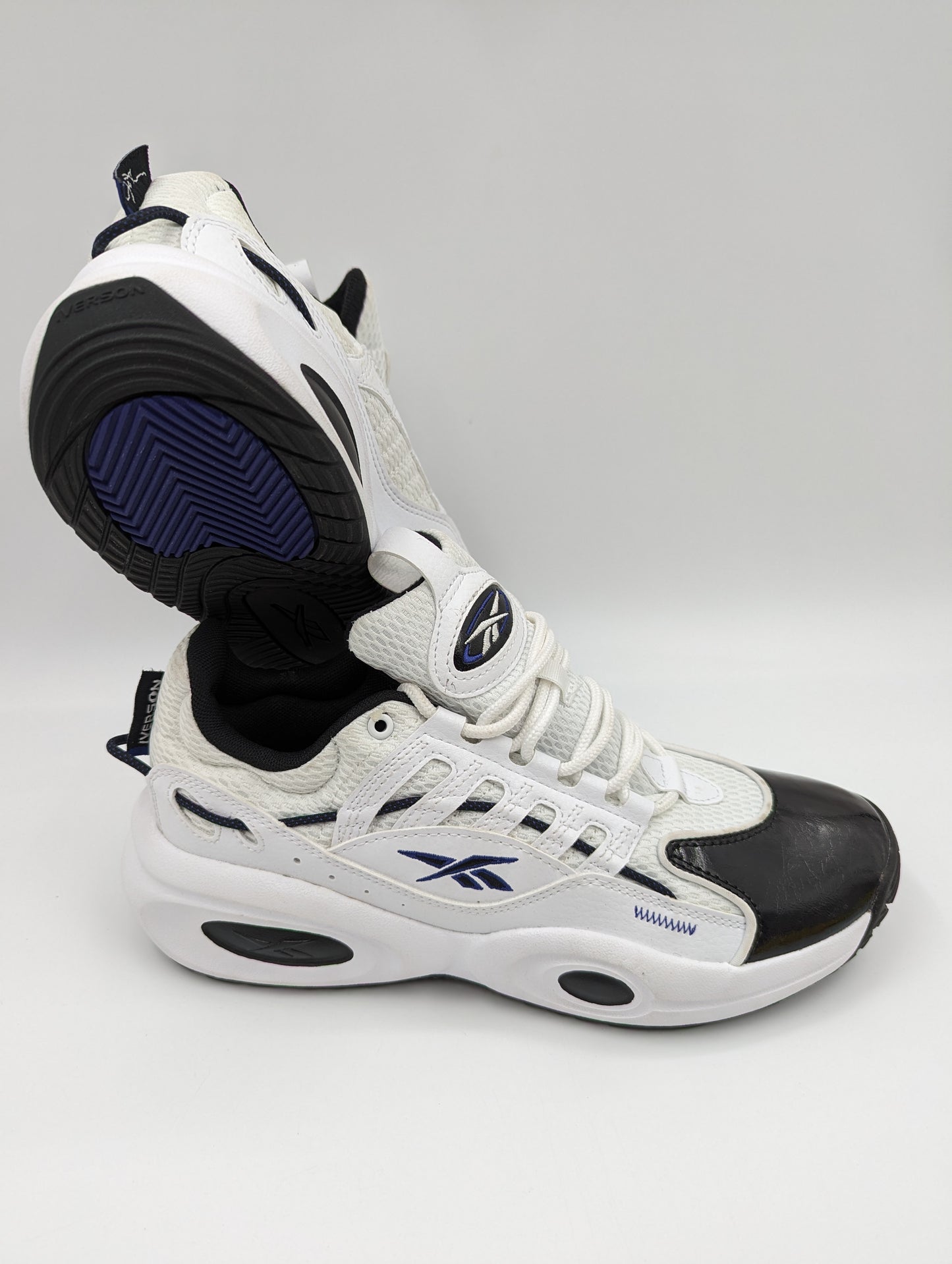 Reebok Solution Allen Iverson Basketball Med Blanco / Negro No 25.5
