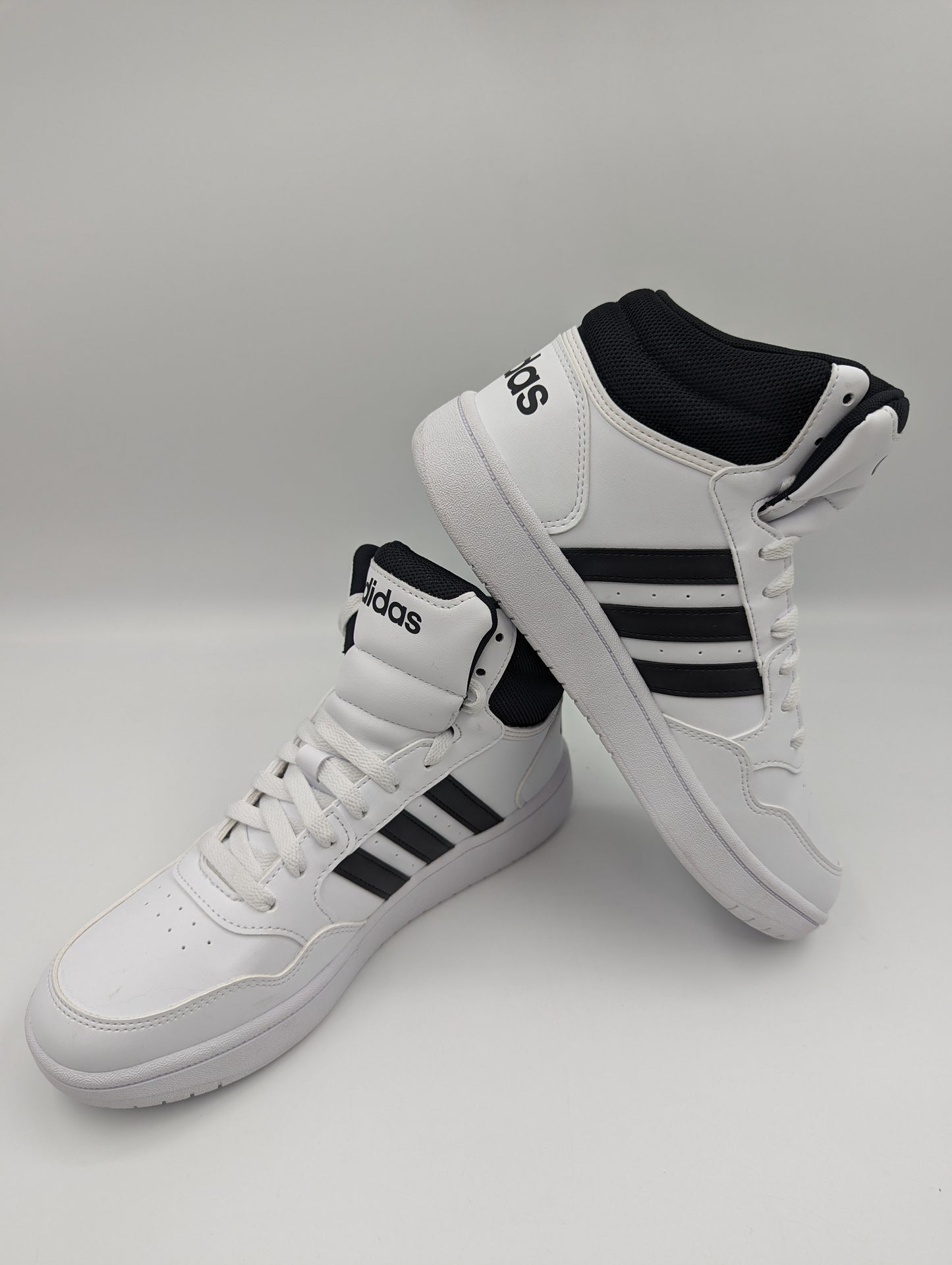 Adidas Basketball Retro Hoops 3 Casual Bota Blanco / Negro No 25