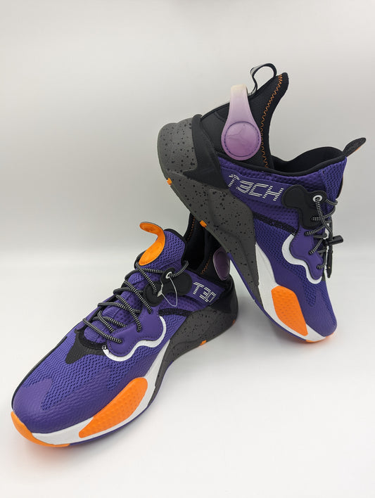 Puma RSX T3ch Rize Casual / Training Morado / Gris / Naranja No 26.5