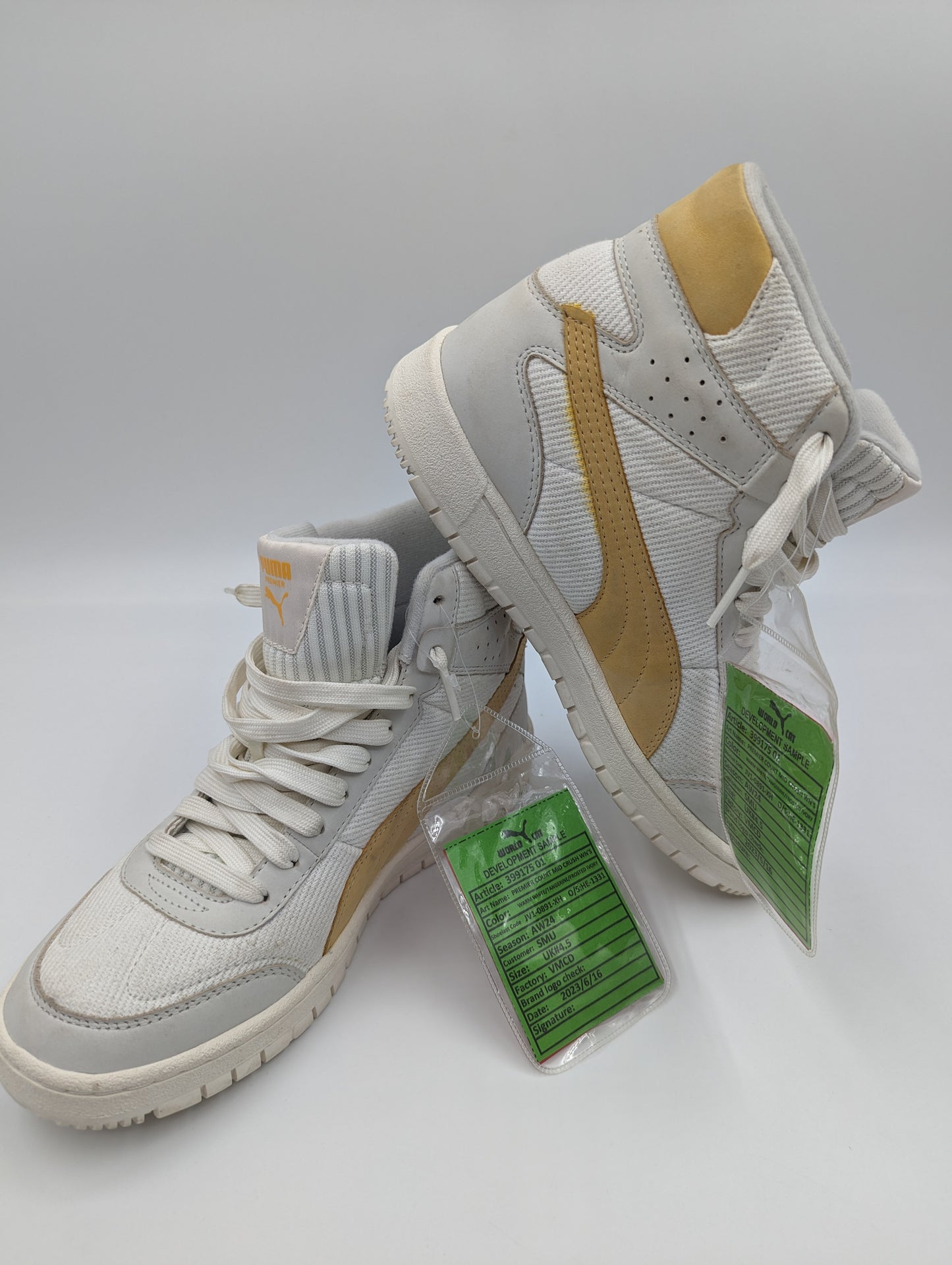 Puma Premier Bota Casual Beige / Amarillo No 23.5