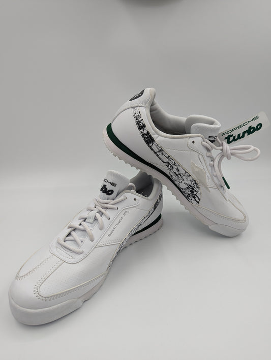 Puma Roma Edicion Porsche Turbo 911 Casual / Sport Blanco / Verde No 27