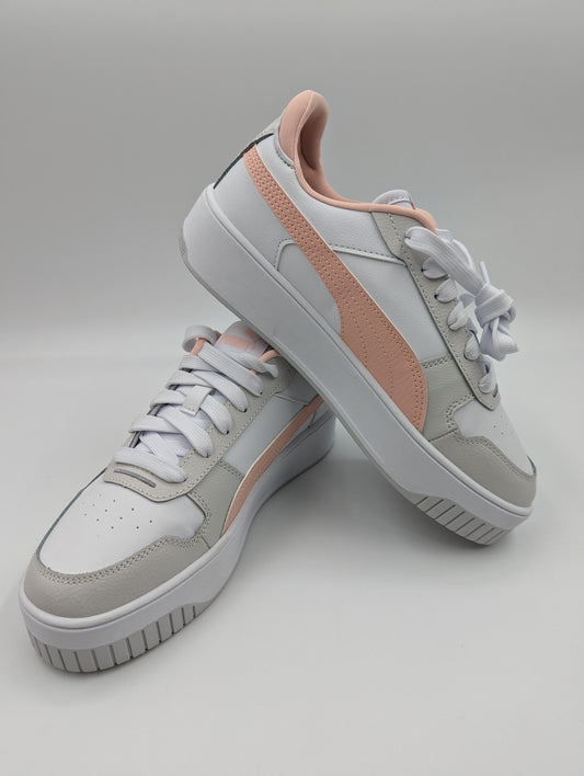 Puma Carina Street Casual Blanco / Rosa / Gris No 24.5