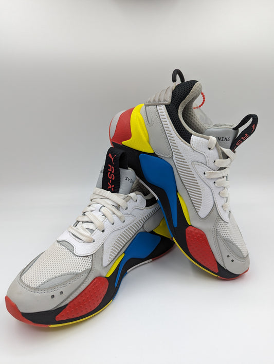 Puma RSX Running / Casual Gris / Azul / Rojo No 22