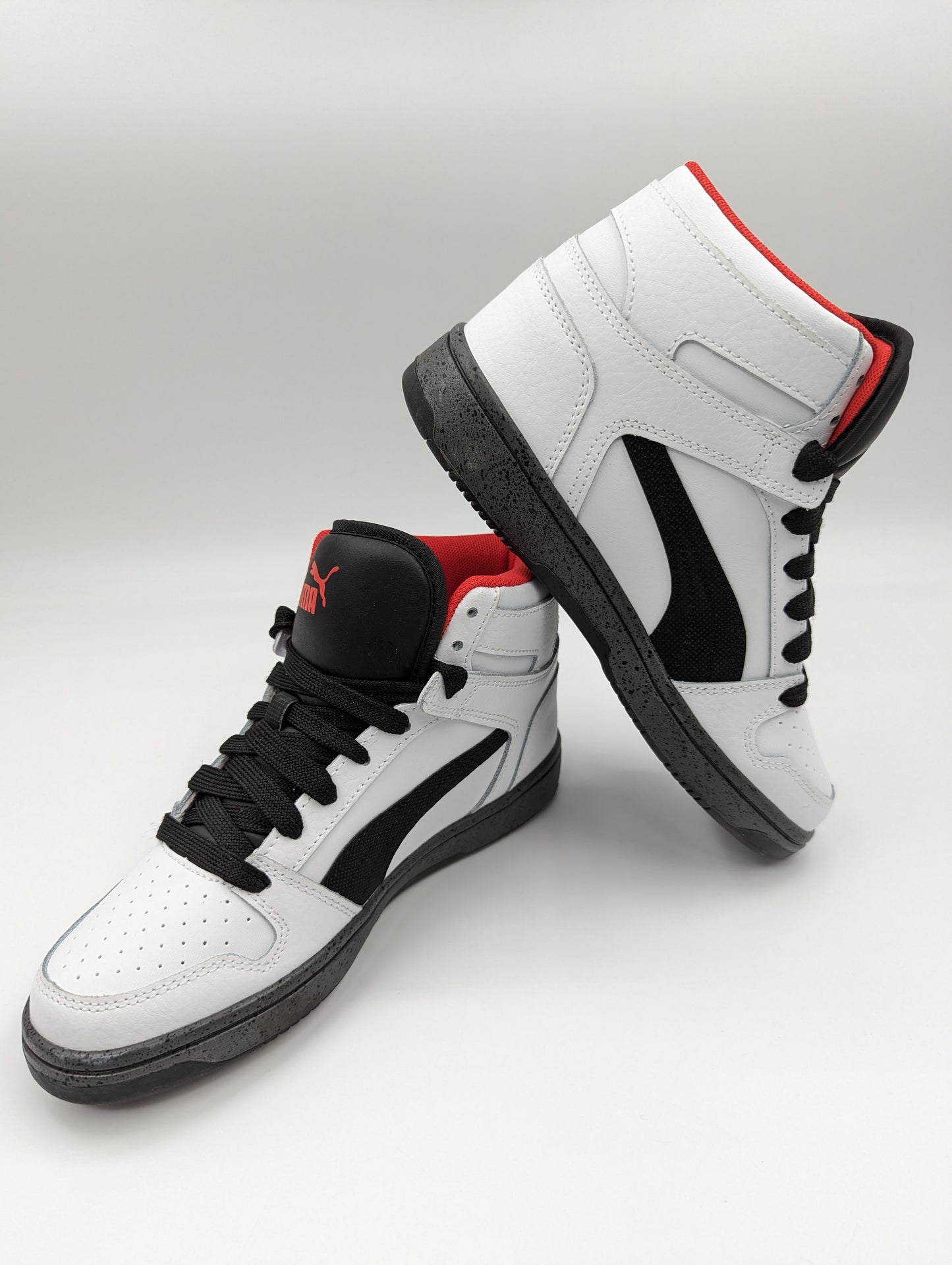 Puma Bota Basketball Retro Casual Blanco / Gris / Negro No 22.5