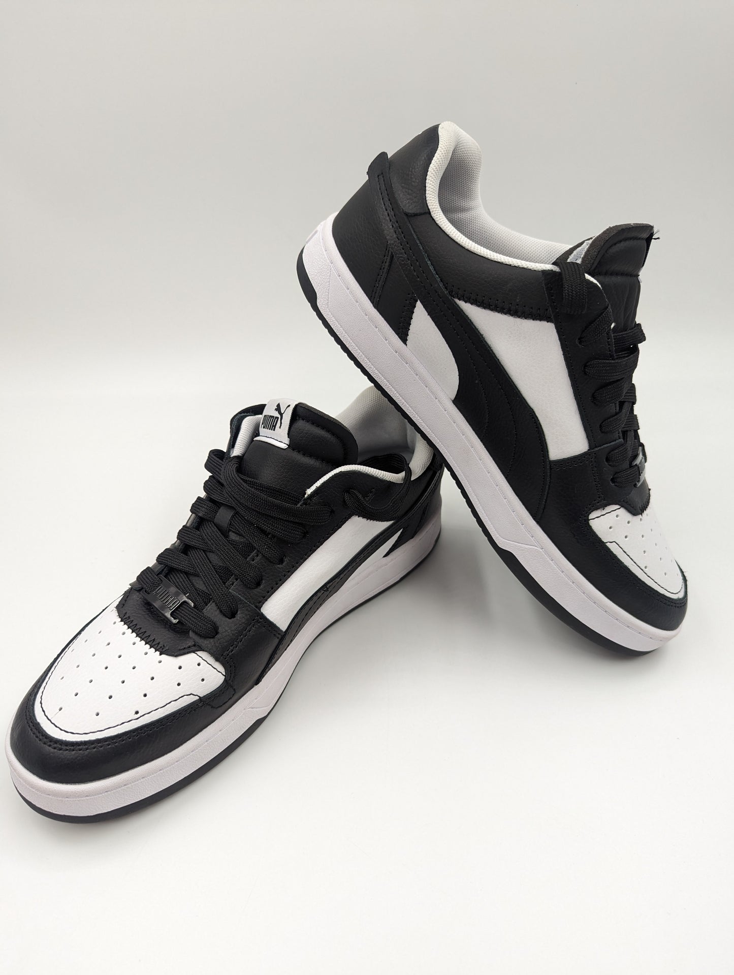 Puma Casual Leather Negro / Blanco No 26.5