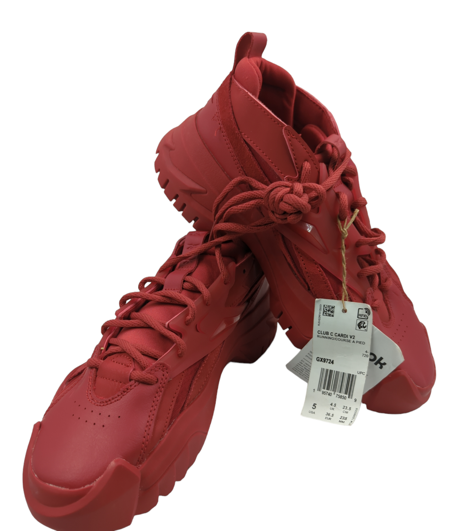 Reebok Club C Cardi V2 Casual / Training Rojo No 23.5