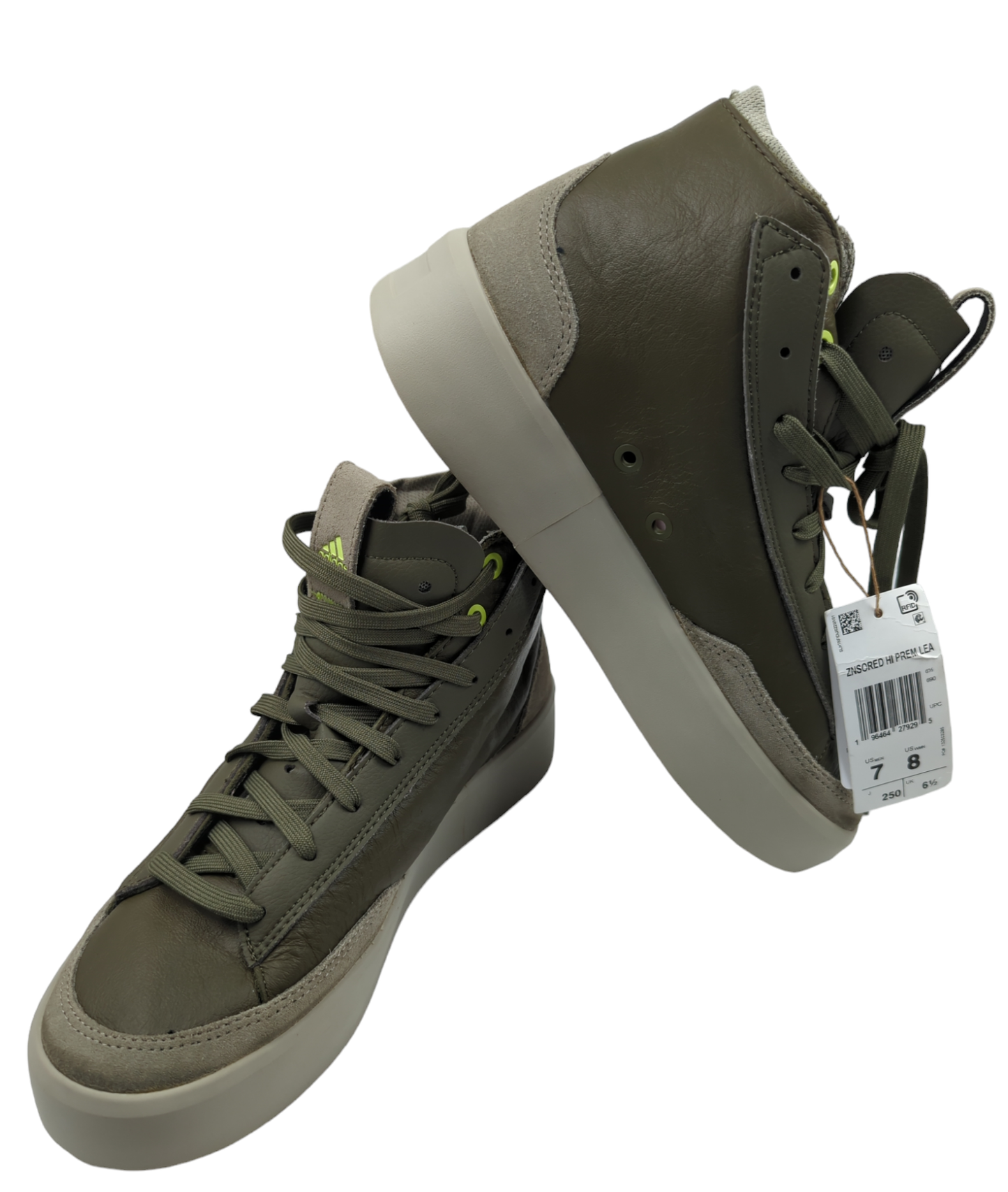 Adidas Znsored Bota Hi Premium Casual Verde No 25