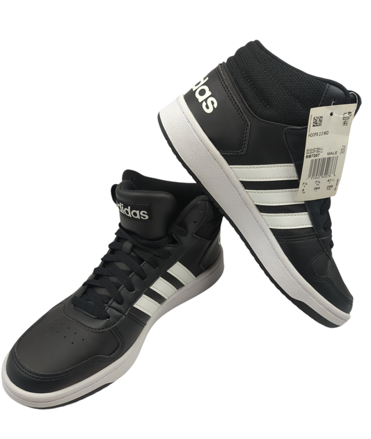 Adidas Hoops 2.0 Mid Bota Basketball Retro Negro / Blanco No 26