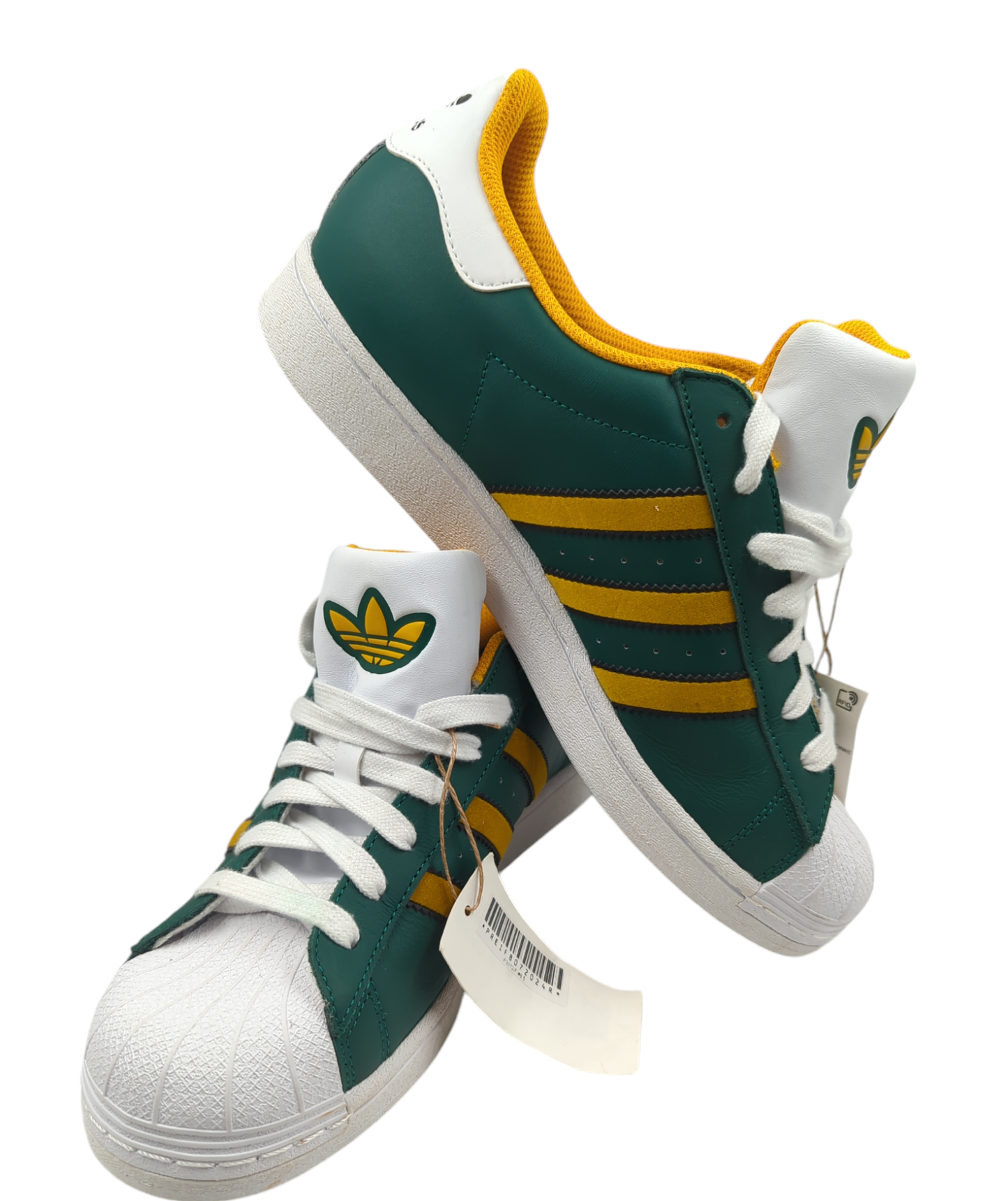 Adidas Superstar Collegiate Casual Verde / Amarillo / Blanco No 27