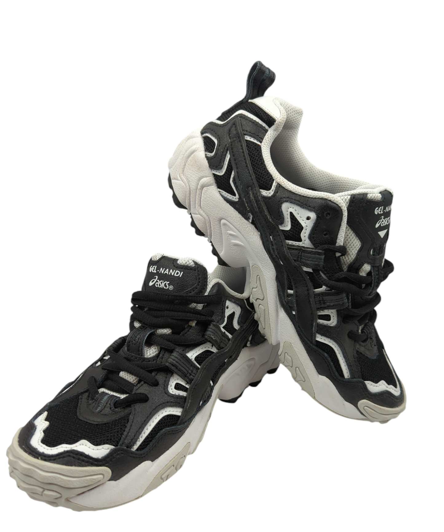 Asics Gel Nandi Trail / Senderismo Negro / Blanco No 24