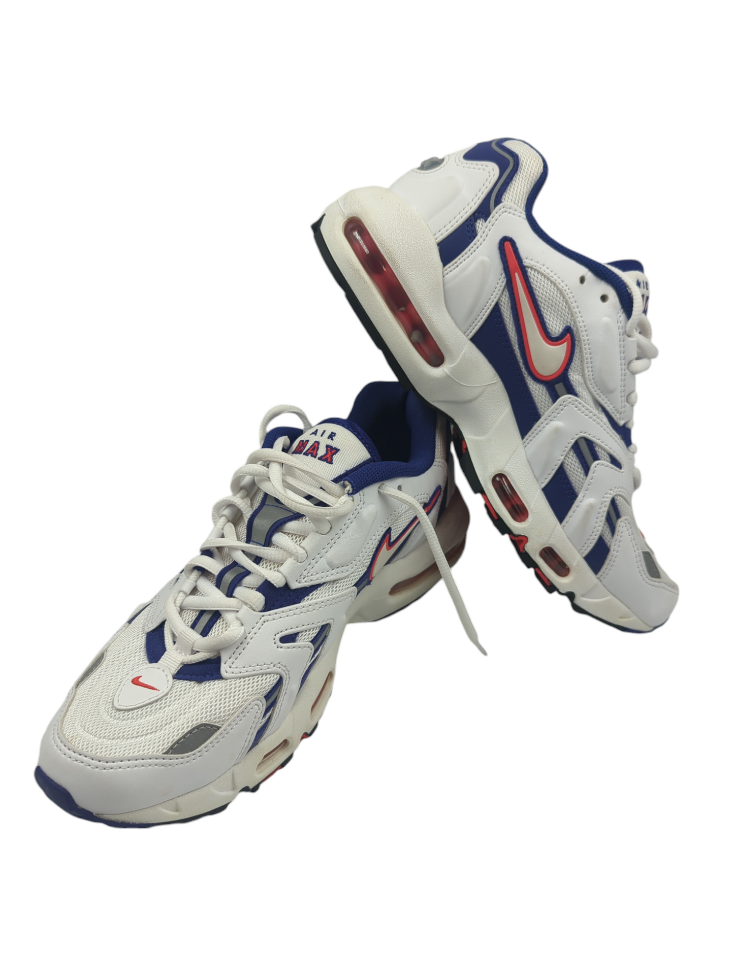 Nike Air Max Vinted 96 Retro Casual / Training Blanco / Azul No 27